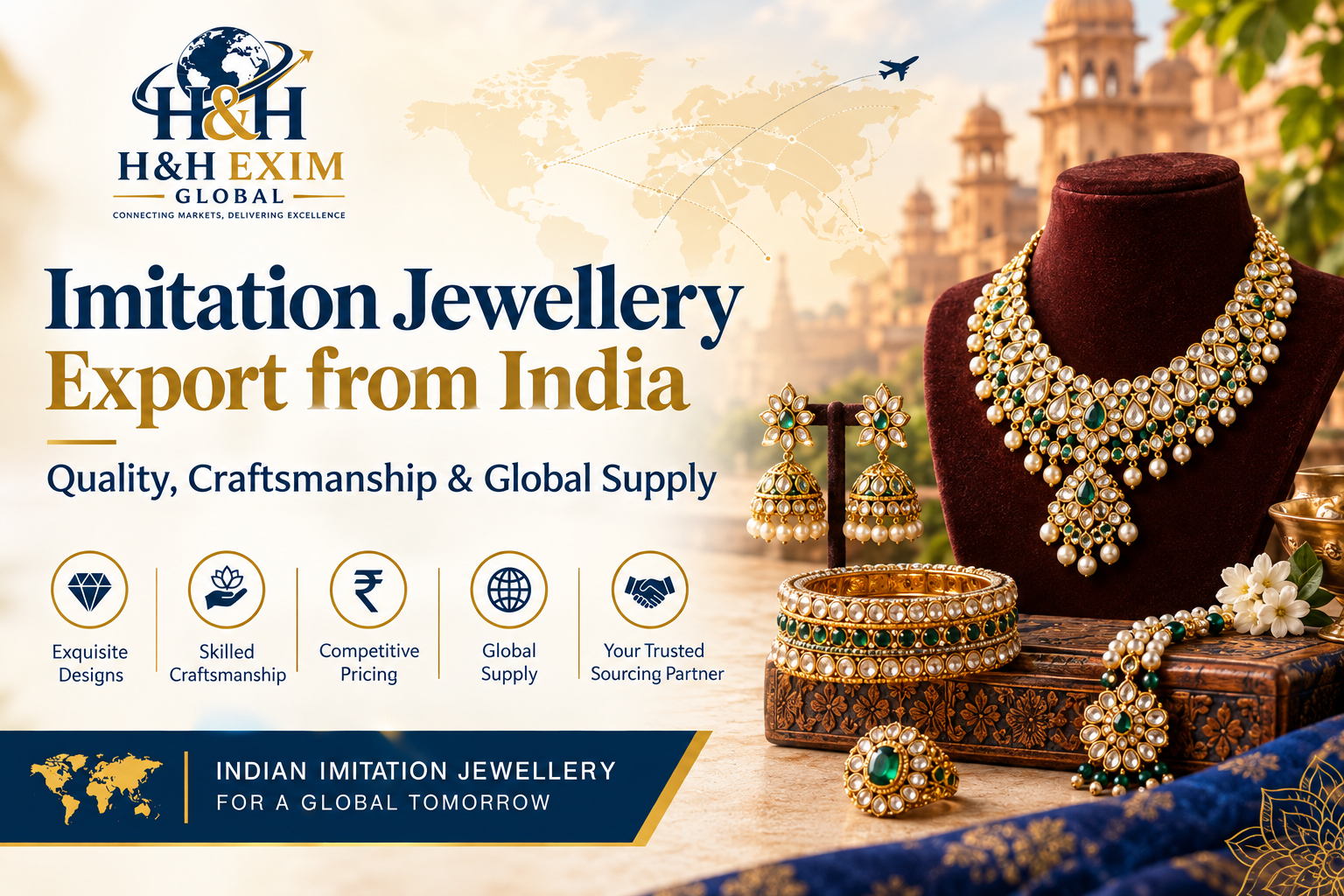 Imitation Jewellery Export from India | Quality, Craftsmanship & Global Supply